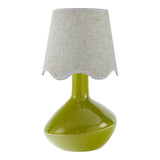 Modern European furniture - Wavy Rattan Accent Table Lamp - www.oroa.com