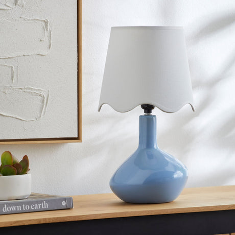 Modern European furniture - Wavy Rattan Accent Table Lamp - www.oroa.com