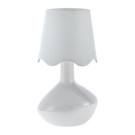 Modern European furniture - Wavy Rattan Accent Table Lamp - www.oroa.com