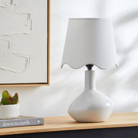 Modern European furniture - Wavy Rattan Accent Table Lamp - www.oroa.com