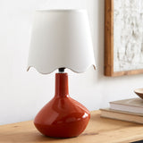 Modern European furniture - Wavy Rattan Accent Table Lamp - www.oroa.com