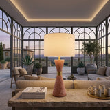 Modern European furniture - Terrazzo Red Accent Table Lamp - www.oroa.com