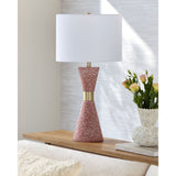 Modern European furniture - Terrazzo Red Accent Table Lamp - www.oroa.com