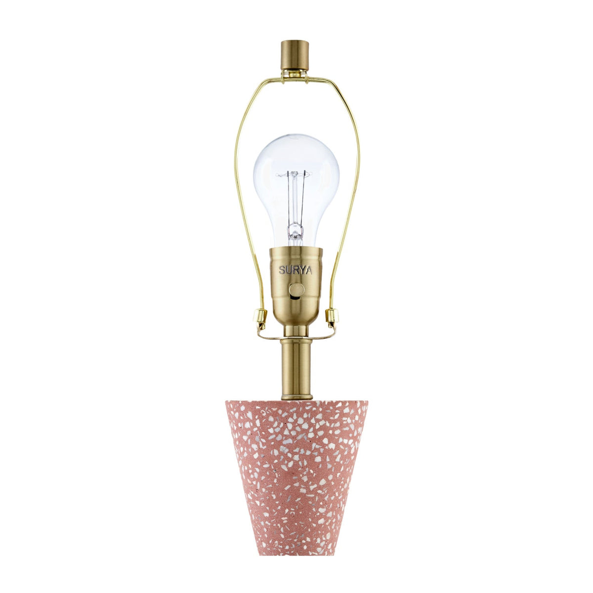Modern European furniture - Terrazzo Red Accent Table Lamp - www.oroa.com