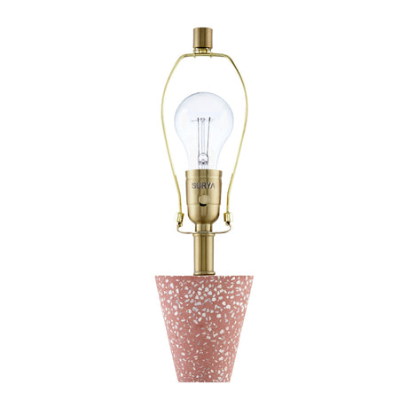 Modern European furniture - Terrazzo Red Accent Table Lamp - www.oroa.com