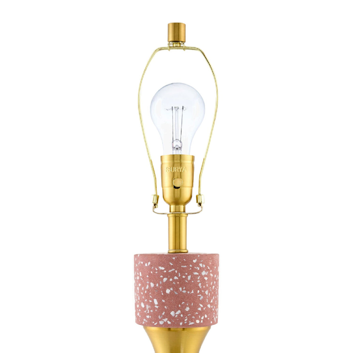 Modern European furniture - Terrazzo Finish Hourglass Table - www.oroa.comLamp