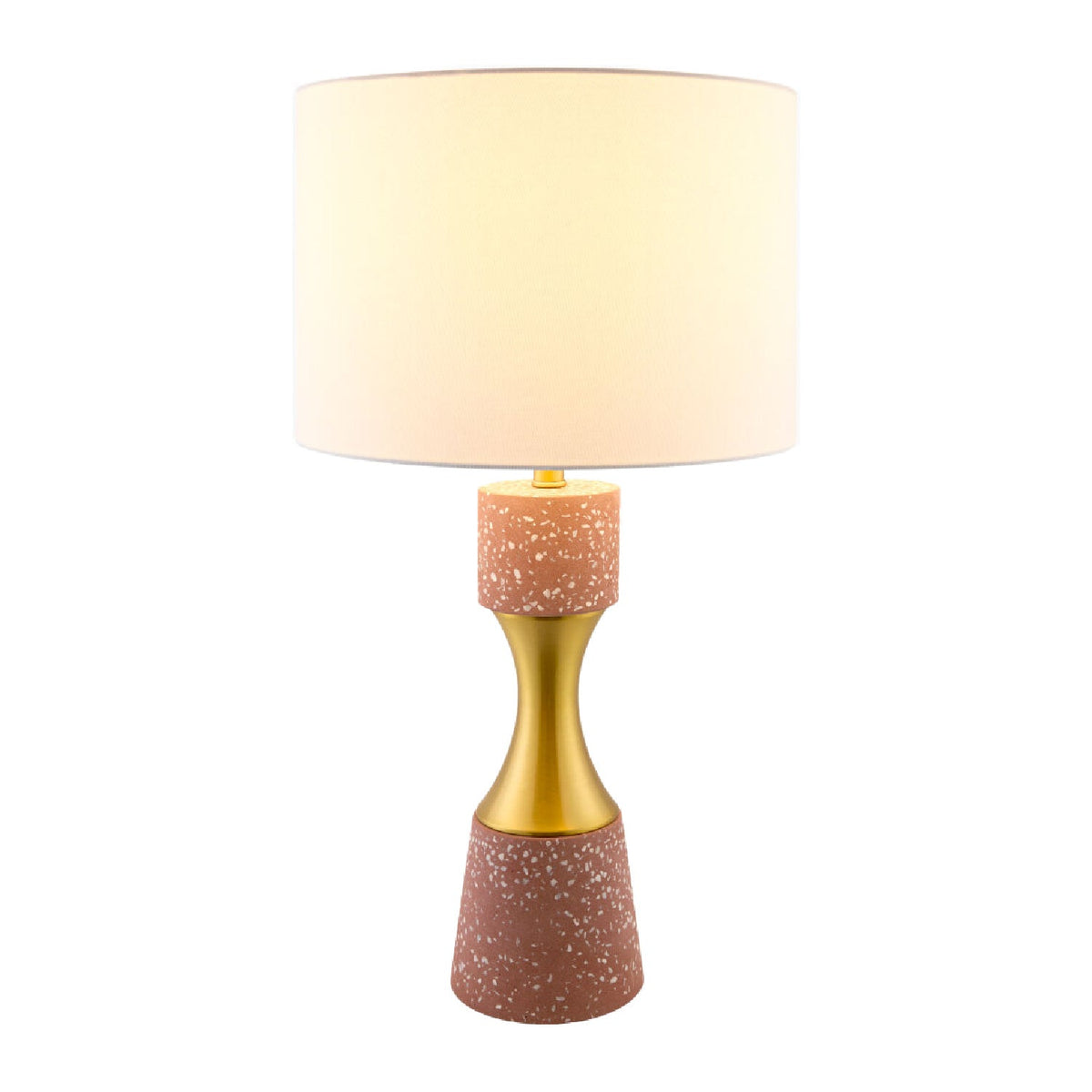 Modern European furniture - Terrazzo Finish Hourglass Table - www.oroa.comLamp