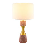 Modern European furniture - Terrazzo Finish Hourglass Table - www.oroa.comLamp