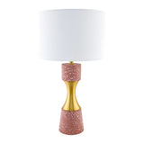 Modern European furniture - Terrazzo Finish Hourglass Table - www.oroa.comLamp