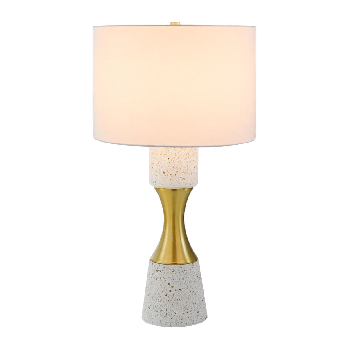 Modern European furniture - Terrazzo Finish Hourglass Table - www.oroa.comLamp