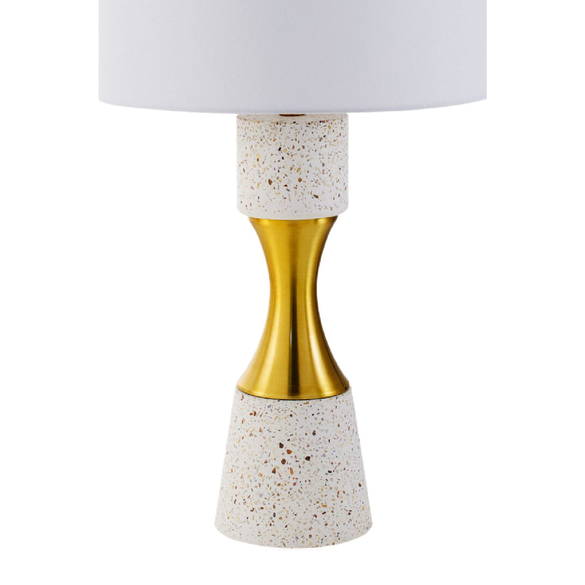 Modern European furniture - Terrazzo Finish Hourglass Table - www.oroa.comLamp