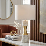 Modern European furniture - Terrazzo Finish Hourglass Table - www.oroa.comLamp