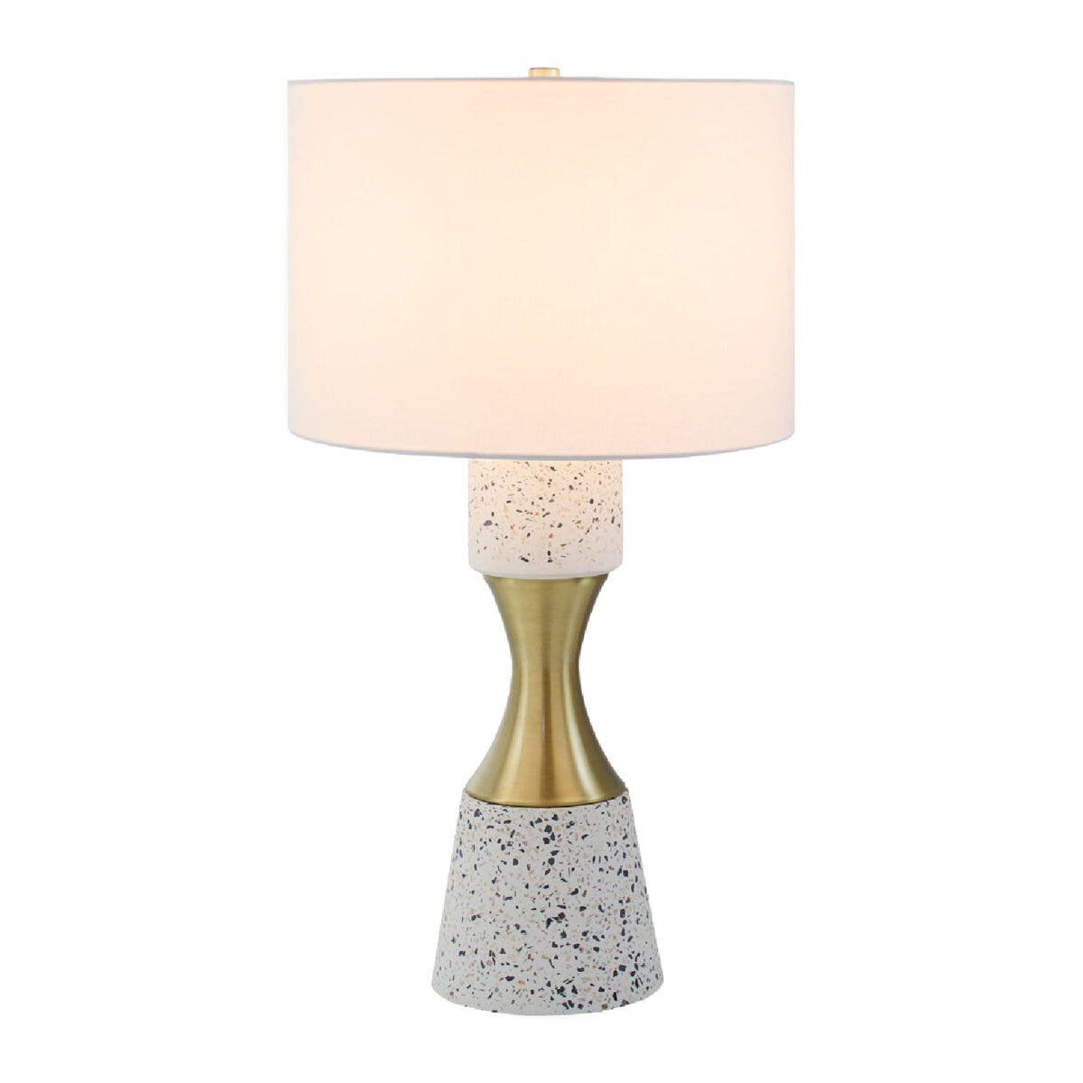 Modern European furniture - Terrazzo Finish Hourglass Table - www.oroa.comLamp