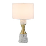 Modern European furniture - Terrazzo Finish Hourglass Table - www.oroa.comLamp