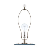 Modern European furniture - Blue Glass Accent Table Lamp - www.oroa.com