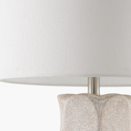 Modern European furniture - White Linen Shade Floor Lamp - www.oroa.com