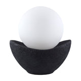 Modern European furniture - Cement Bowl Accent Table Lamp - www.oroa.com