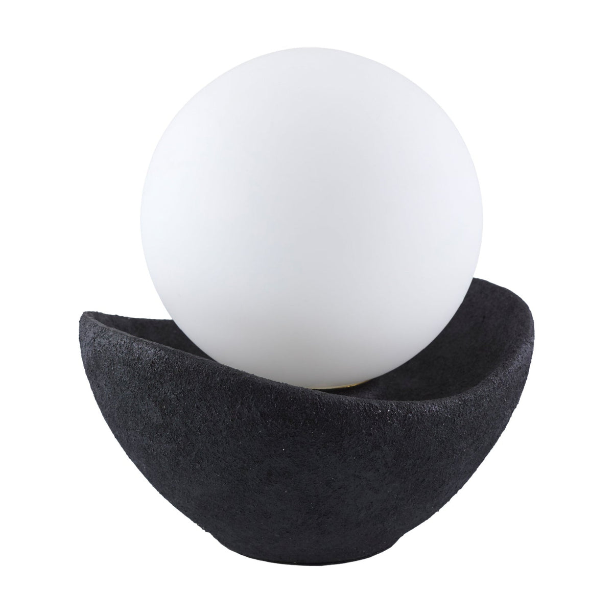 Modern European furniture - Cement Bowl Accent Table Lamp - www.oroa.com