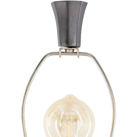 Modern European furniture - Gray Faceted Accent Table Lamp - www.oroa.com
