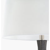 Modern European furniture - Gray Faceted Accent Table Lamp - www.oroa.com
