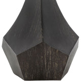 Modern European furniture - Gray Faceted Accent Table Lamp - www.oroa.com