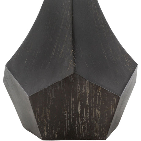 Modern European furniture - Gray Faceted Accent Table Lamp - www.oroa.com