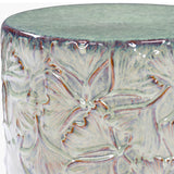 Modern European furniture - Carved Ceramic Garden Stool - www.oroa.com