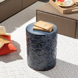 Modern European furniture - Carved Ceramic Garden Stool - www.oroa.com