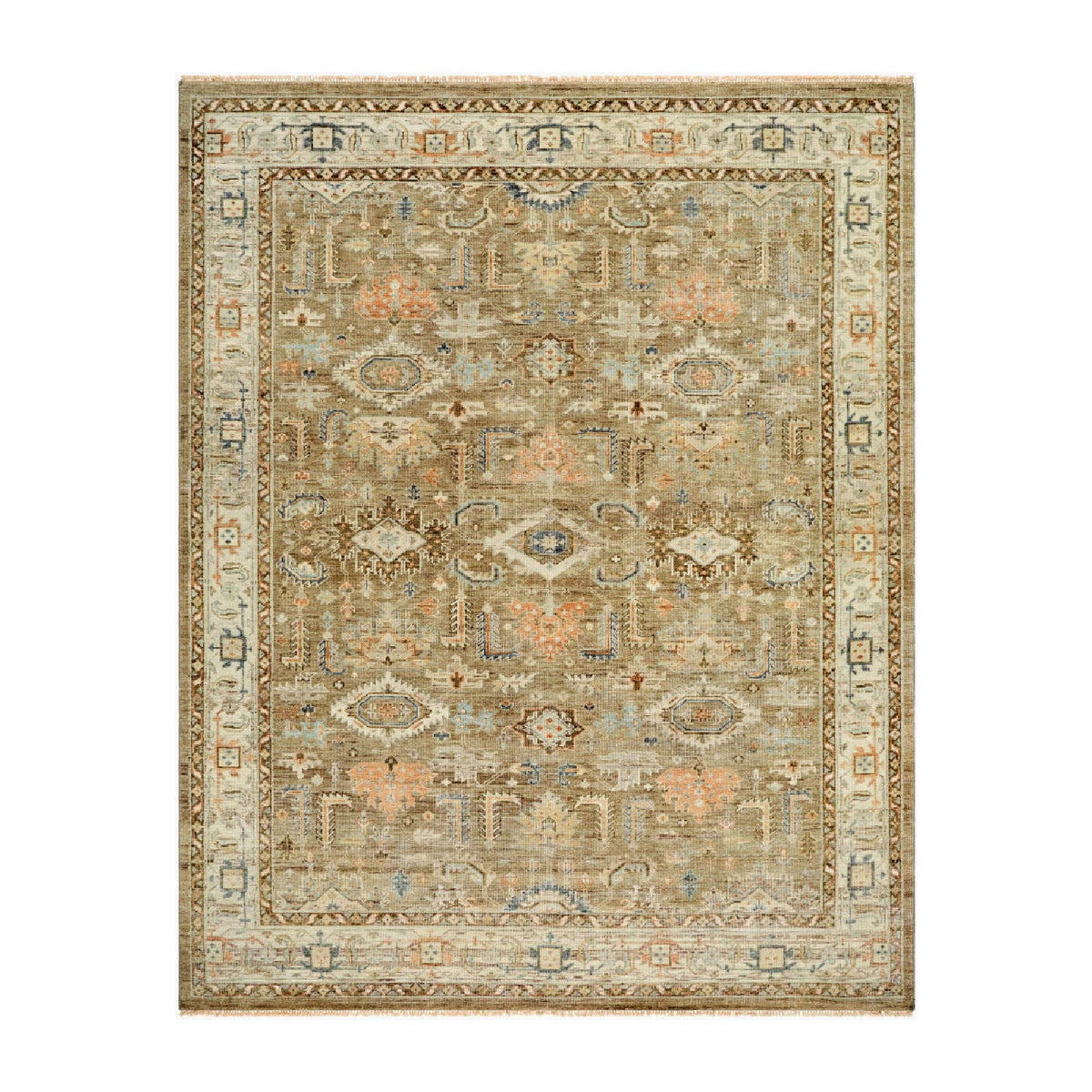 Modern furniture - Patterned Wool Fringe Carpet - www.oroa.com