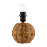 Modern European furniture - Round Rattan Accent Table Lamp - www.oroa.com