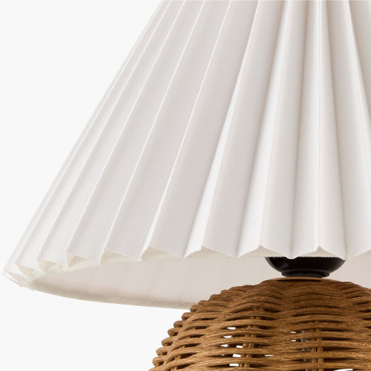 Modern European furniture - Round Rattan Accent Table Lamp - www.oroa.com