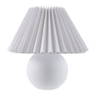 Modern European furniture - Pleated Linen Ceramic Table Lamp - www.oroa.com