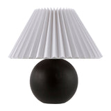 Modern European furniture - Pleated Linen Ceramic Table Lamp - www.oroa.com