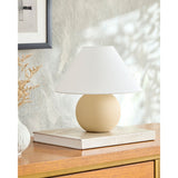 Modern European furniture - Round Ceramic Accent Table Lamp - www.oroa.com