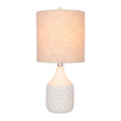 Modern European furniture - Ivory Linen Ceramic Table Lamp - www.oroa.com
