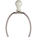 Modern European furniture - Ivory Linen Ceramic Table Lamp - www.oroa.com