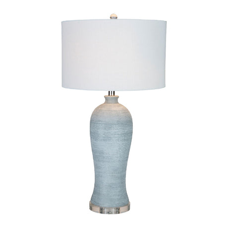 Modern European furniture - Gray Concrete Accent Table Lamp - www.oroa.com