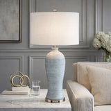 Modern European furniture - Gray Concrete Accent Table Lamp - www.oroa.com
