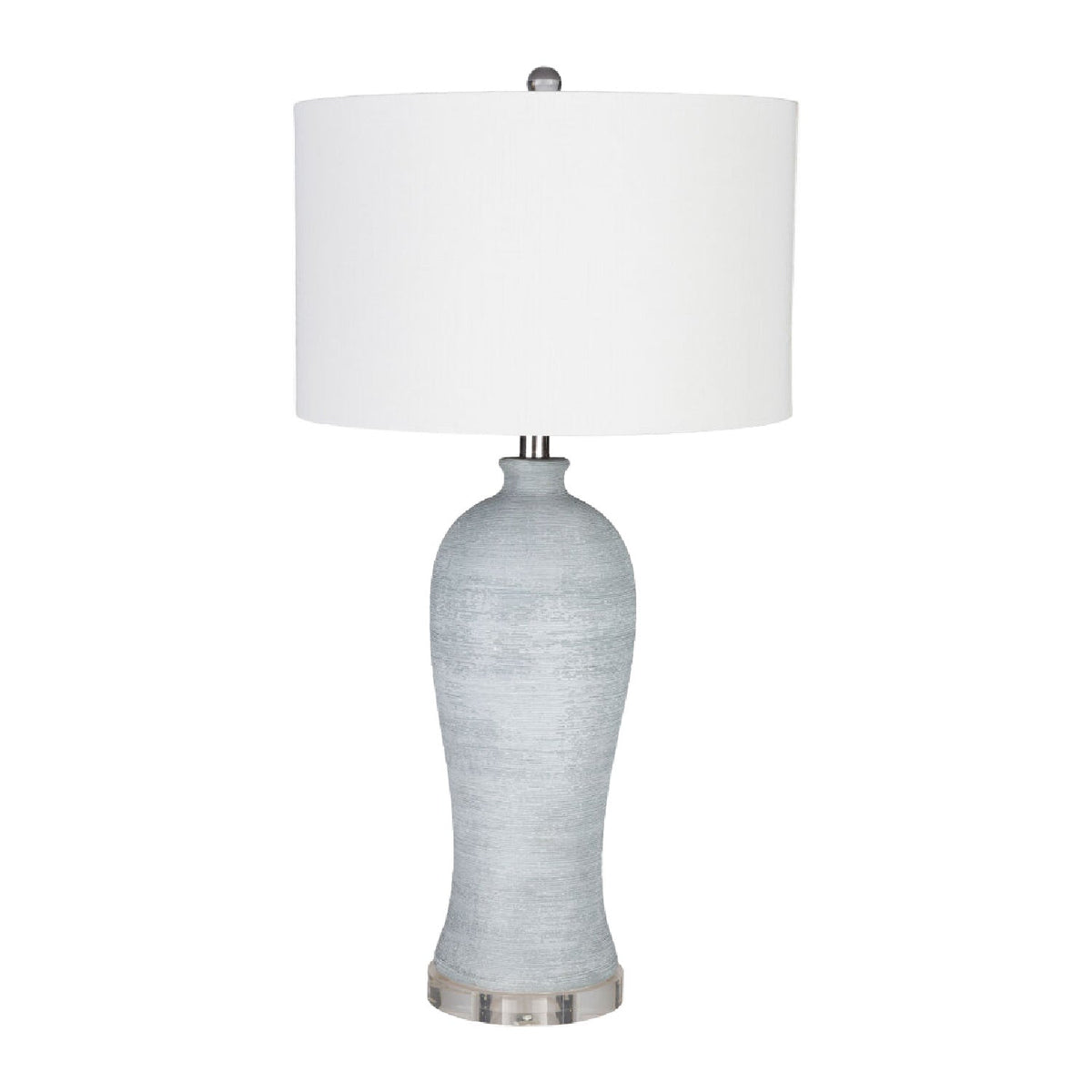 Modern European furniture - Gray Concrete Accent Table Lamp - www.oroa.com