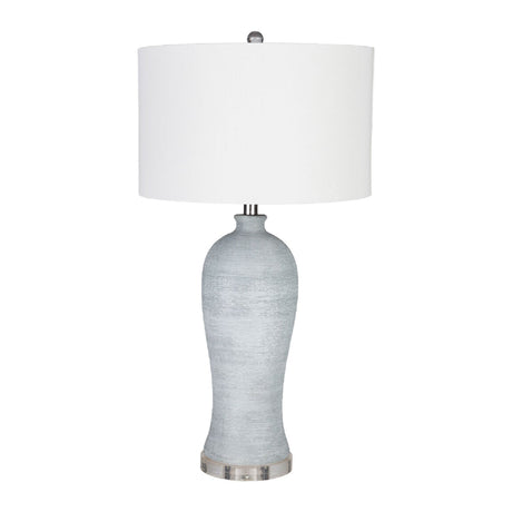 Modern European furniture - Gray Concrete Accent Table Lamp - www.oroa.com