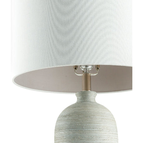 Modern European furniture - Gray Concrete Accent Table Lamp - www.oroa.com