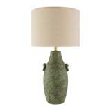 Modern European furniture - Handpainted Green Ceramic Table Lamp - www.oroa.com