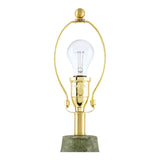 Modern European furniture - Handpainted Green Ceramic Table Lamp - www.oroa.com