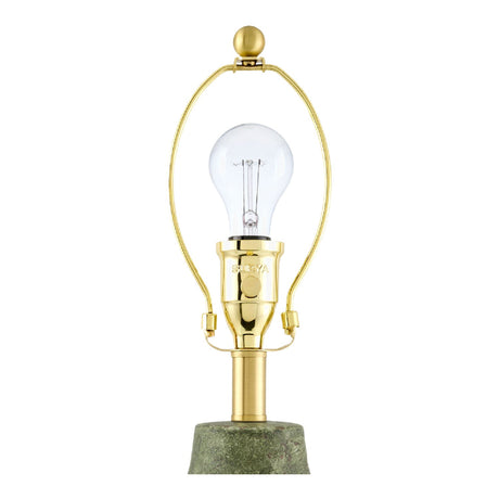 Modern European furniture - Handpainted Green Ceramic Table Lamp - www.oroa.com