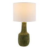 Modern European furniture - Rustic Green Ceramic Table Lamp - www.oroa.com