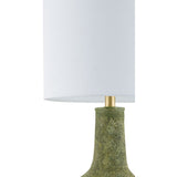 Modern European furniture - Rustic Green Ceramic Table Lamp - www.oroa.com