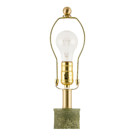 Modern European furniture - Rustic Green Ceramic Table Lamp - www.oroa.com