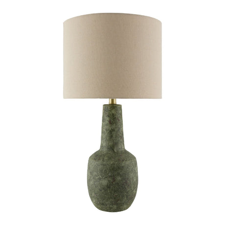 Modern European furniture - Handpainted Green Ceramic Table Lamp - www.oroa.com