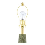 Modern European furniture - Handpainted Green Ceramic Table Lamp - www.oroa.com