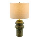 Modern European furniture - Handpainted Green Ceramic Table Lamp - www.oroa.com